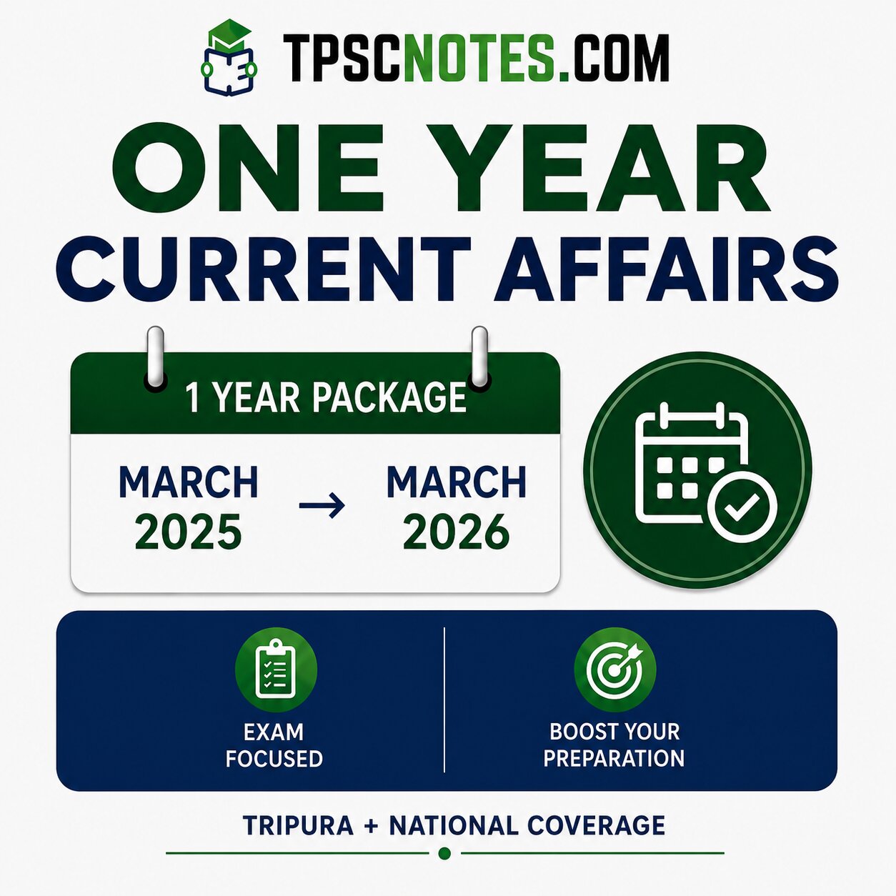 TPSC Current Affairs Last 12 Months